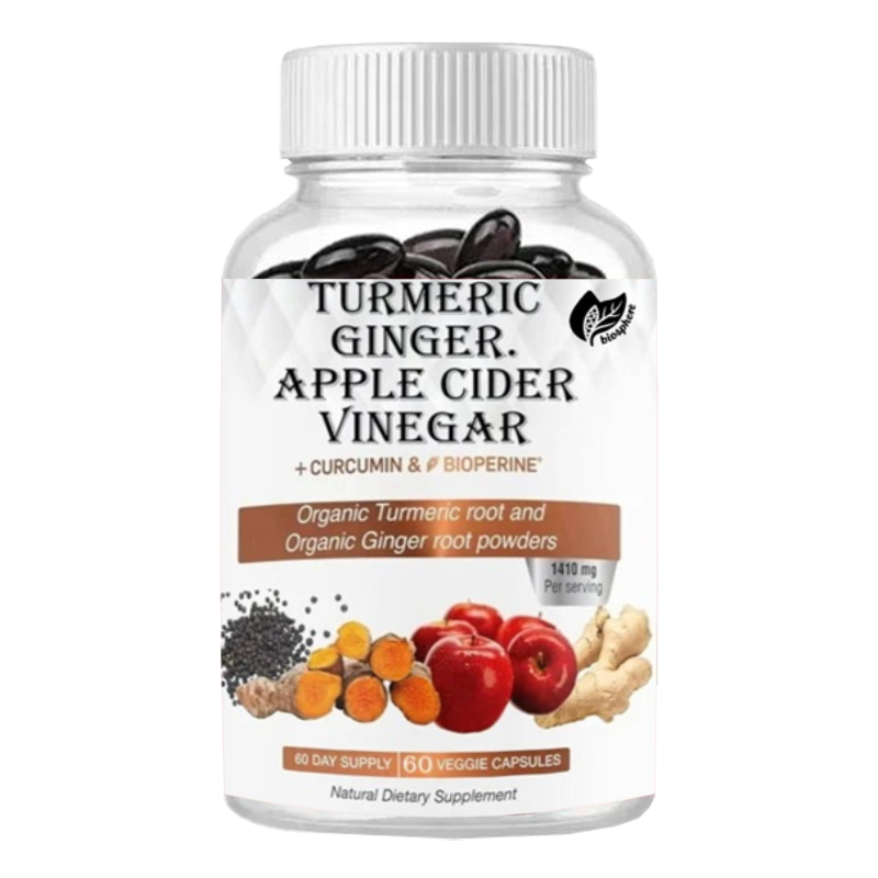 Turmeric Curcumin Capsule - Bubuk Akar Kunyit Organik, Bubuk Jahe