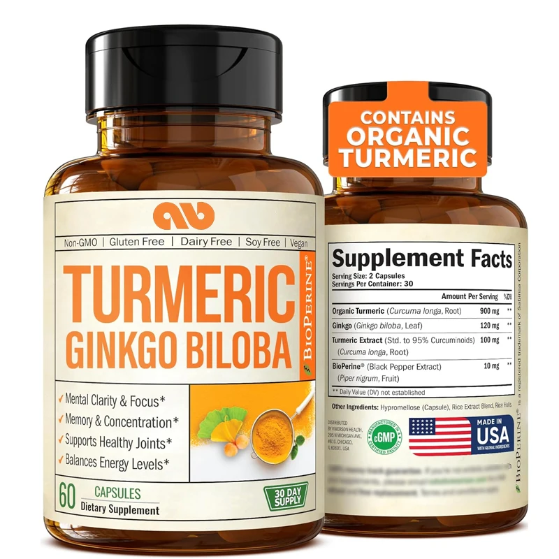 Suplemen Kurkumin Kunyit Organ - Turmeric Curcumin Capsule ulasan dan harga