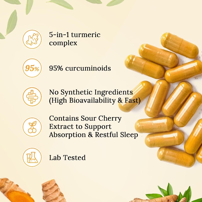 Kurkumin 95% Glukosamin Mengan - Turmeric Curcumin Capsule ulasan dan harga